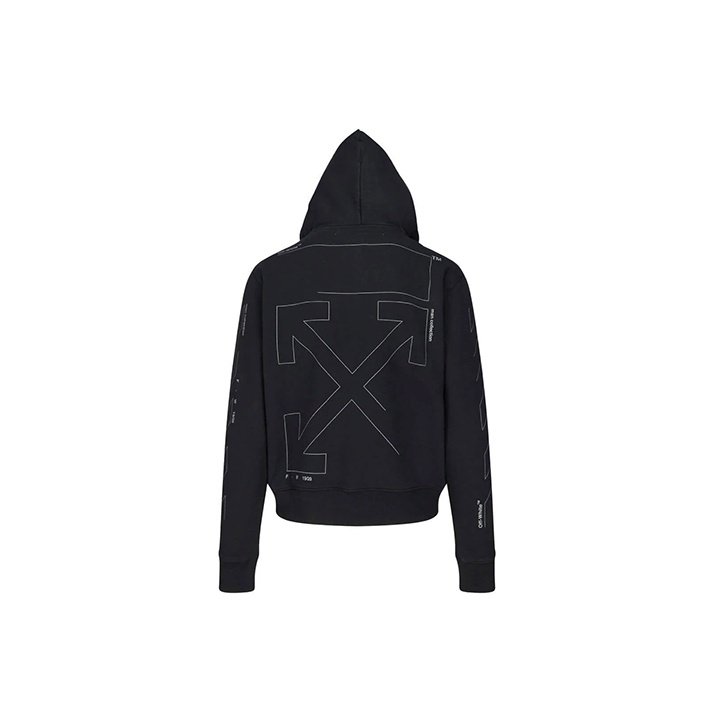 Off white unfinished hoodie online