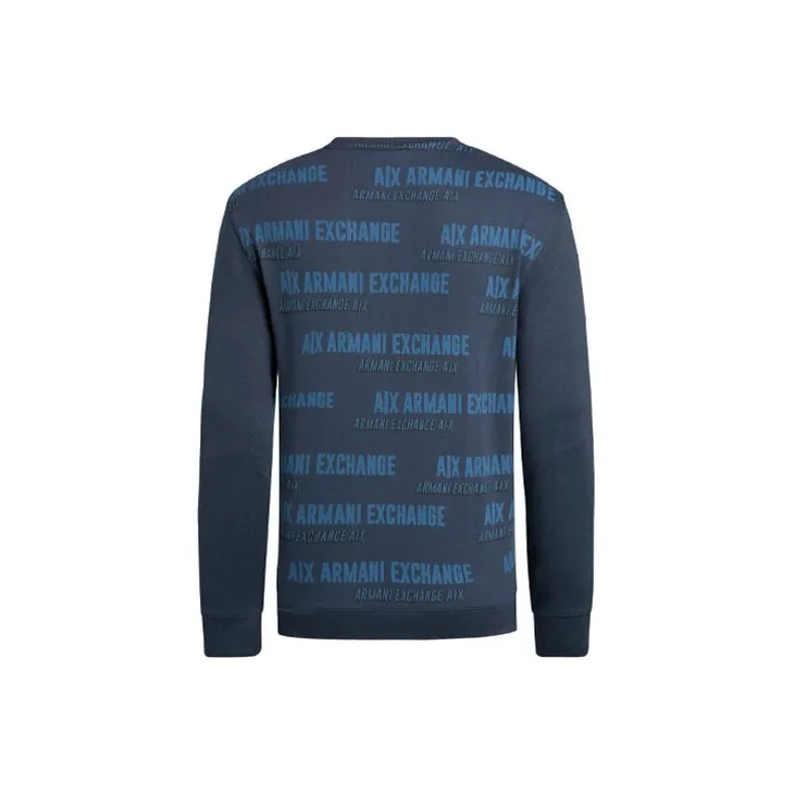 ARMANI EXCHANGE Sweatshirts Men Blue Gray-1