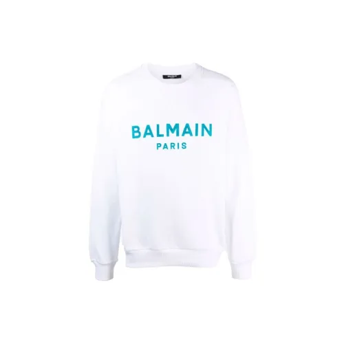 BALMAIN Sweatshirts Men White