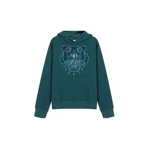 KENZO Sweatshirts Men Aqua Duck Green