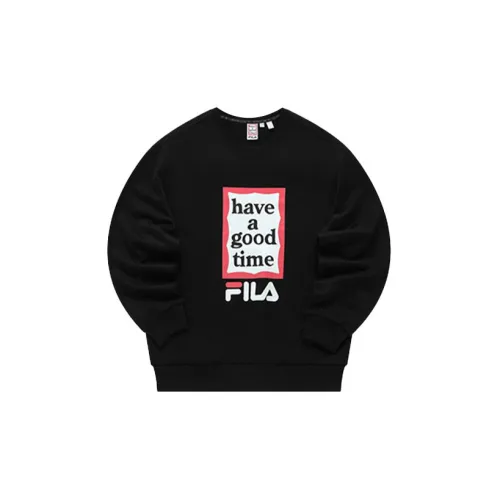 FILA Have A Good Time Collection Sweatshirts Unisex Black