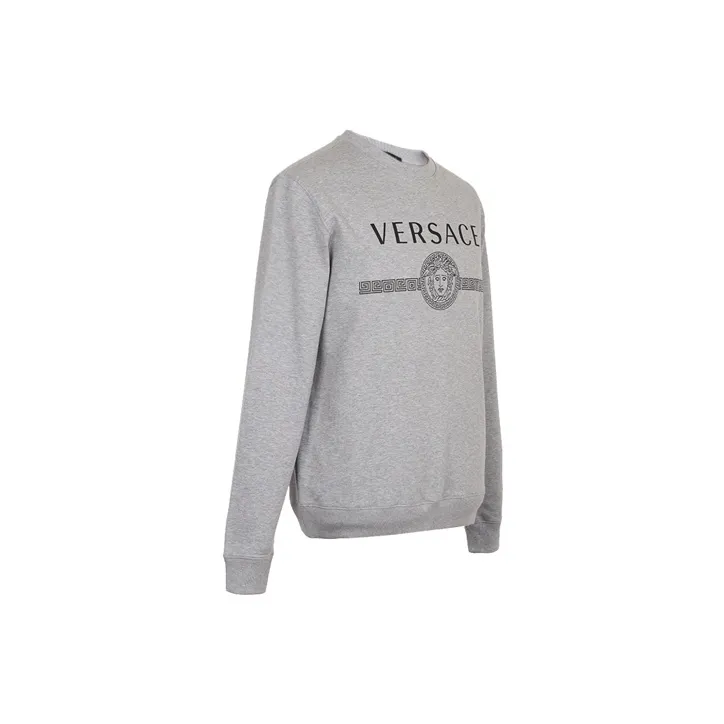 VERSACE Sweatshirts Men Gray-1