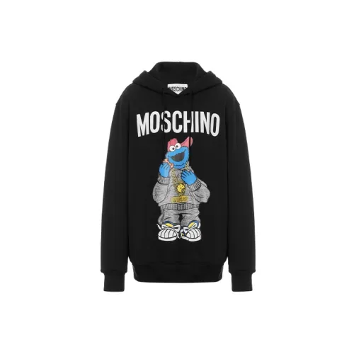 Sesame Street X MOSCHINO Sweatshirts Unisex Black