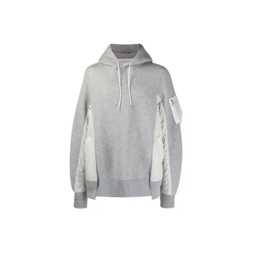 Sacai Sweatshirts Men Gray