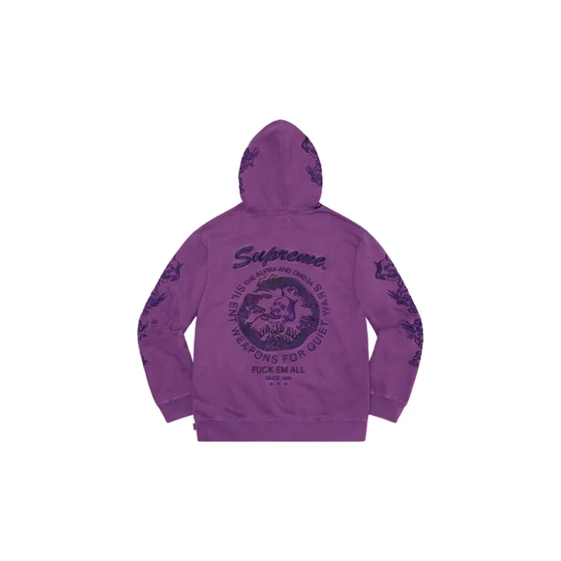 Supreme Dragon Overdyed Hooded Sweatshirt-8
