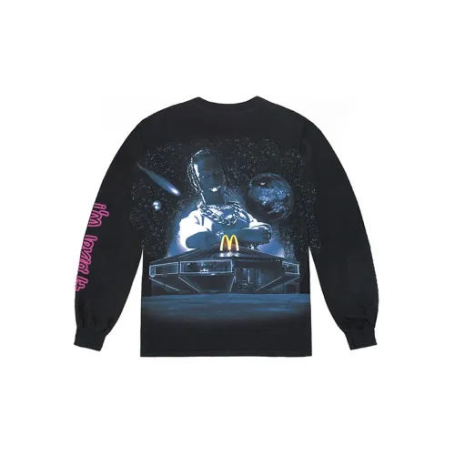 Mcdonald's X Travis Scott Sweatshirts Unisex Black