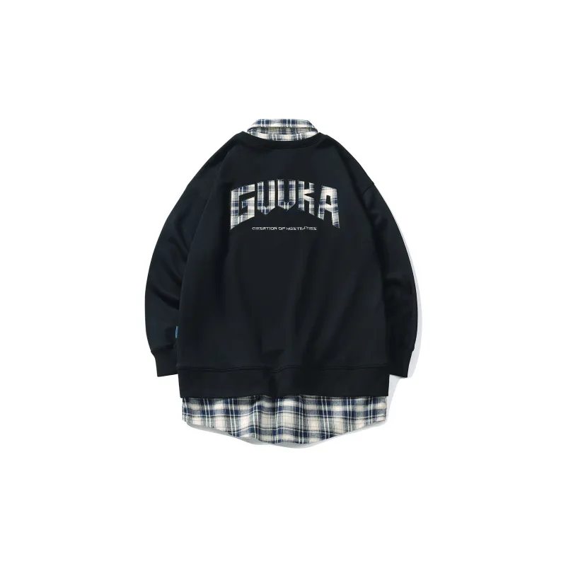 Guuka Sweatshirts Unisex Black-1