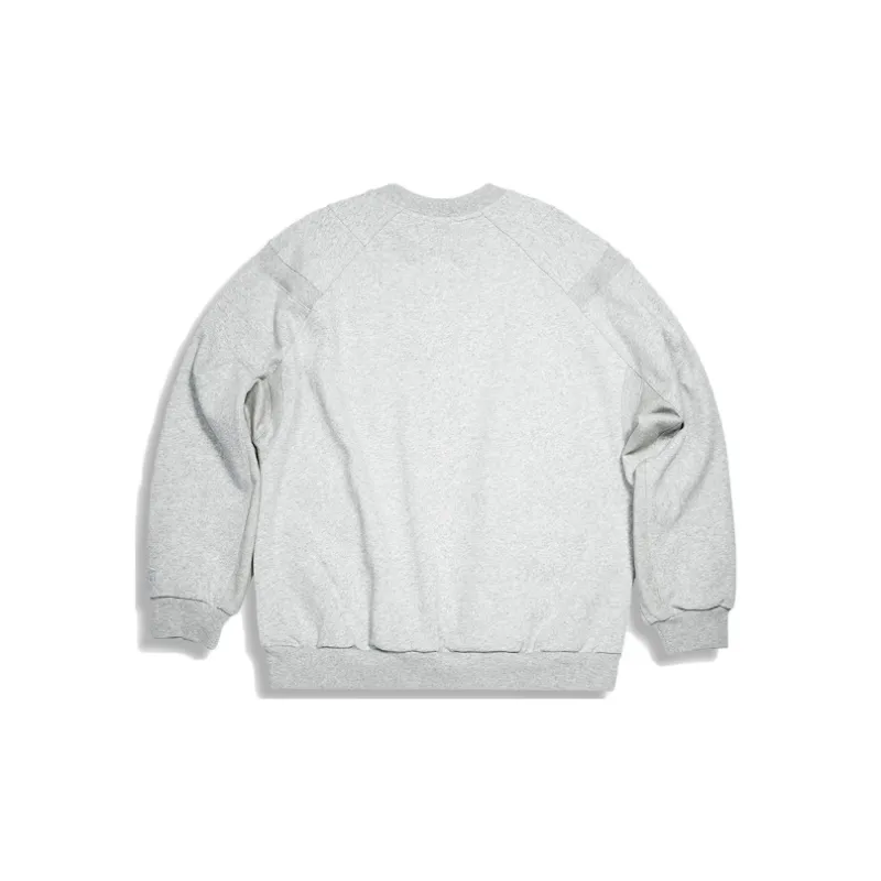 LiNing Sweatshirts Men Heather Gray Coin Gray-1