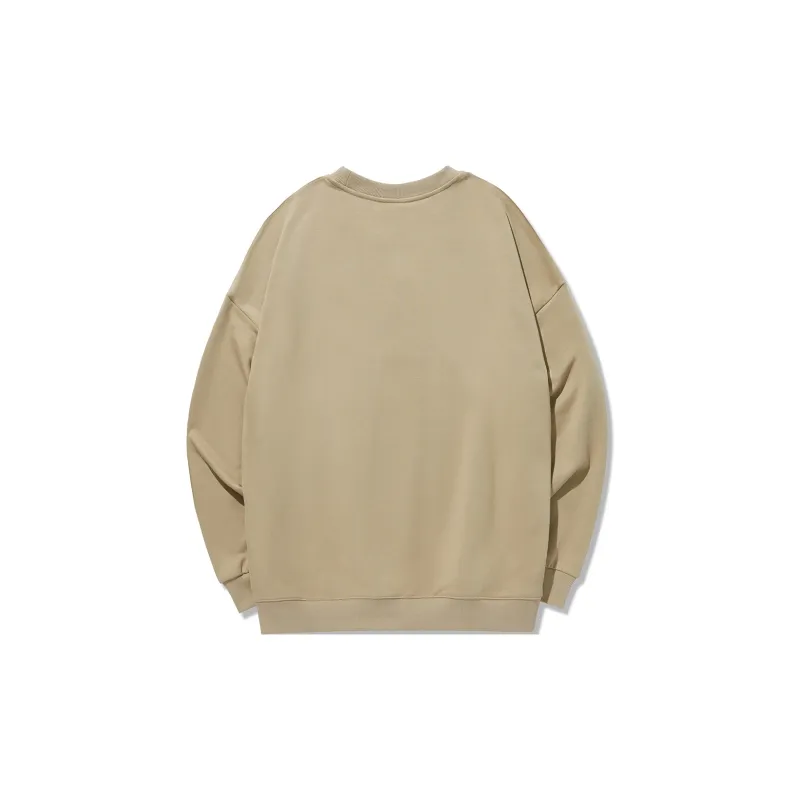 GUKUUL Fun Letter Print Loose Fit Crew Neck Pullover Sweatshirt Unisex-4
