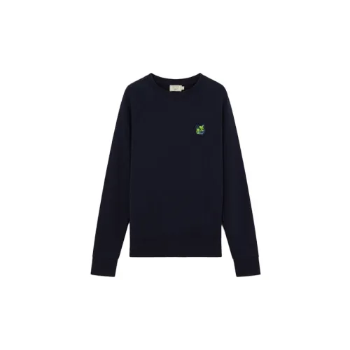 Maison Kitsune Sweatshirts Unisex Blue