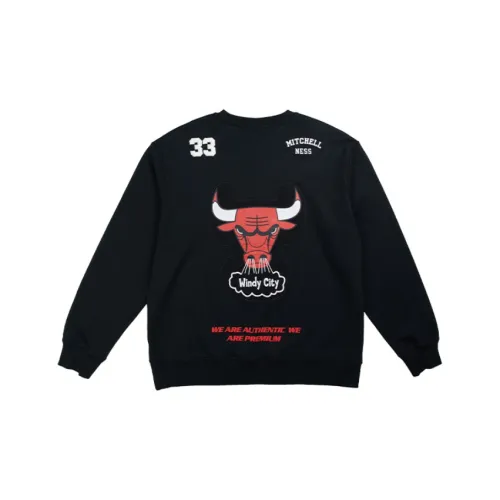 Mitchell Ness Sweatshirts Unisex Black