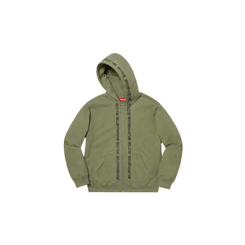 Supreme Topline Zip Up Sweatshirt-1