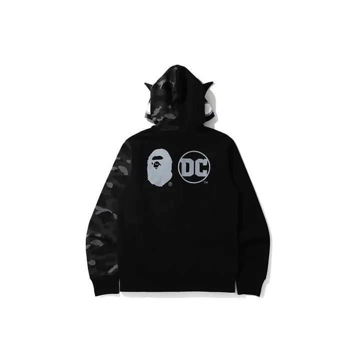 A BATHING APE X Dc Batman Full Zip Hoodie-3