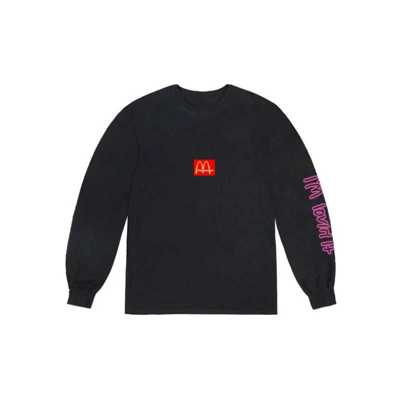 Travis Scott X McDonald's Action Figure Space L/S T Shirt-1