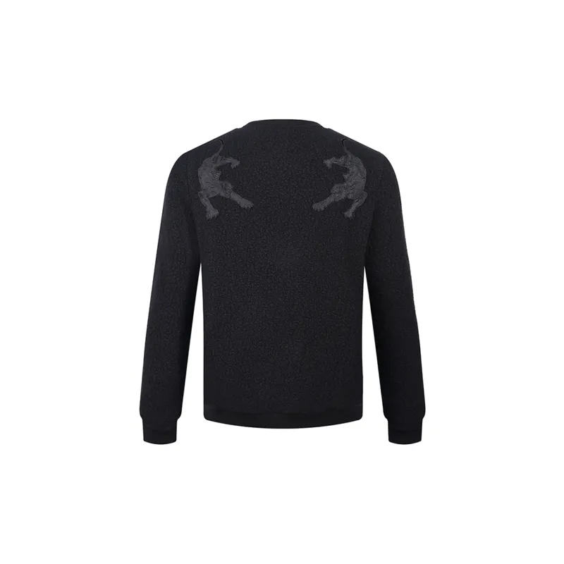 BOINIGAN VANITA Chito Crew Neck Regular Sweatshirt Winter Men's Black-1