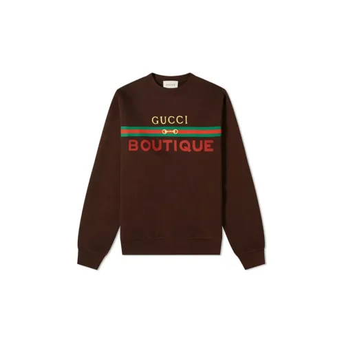 GUCCI Sweatshirts Men Brown