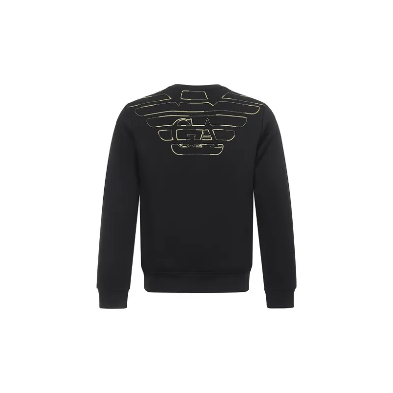 EMPORIO ARMANI Sweatshirts Men Black-1