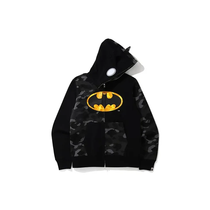 A BATHING APE X Dc Batman Full Zip Hoodie-2