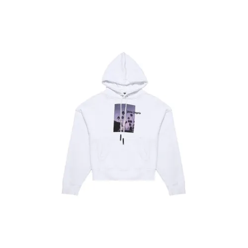 PALM ANGELS Stars And Palms Popover Hoodie 