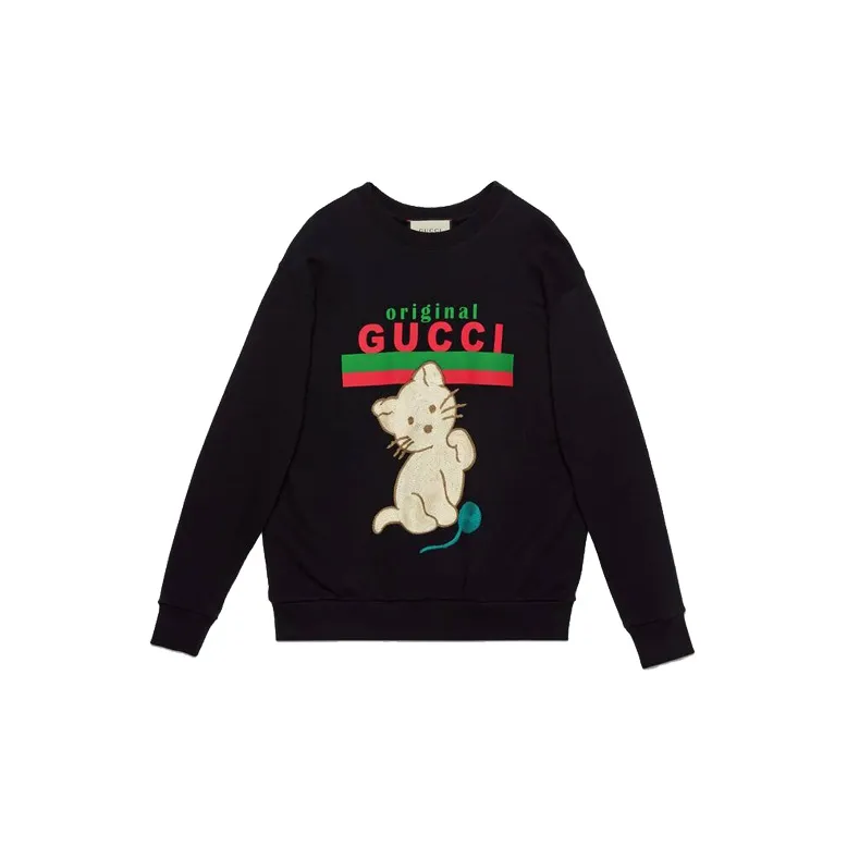 GUCCI Kitten Crew neck Sweatshirt-2