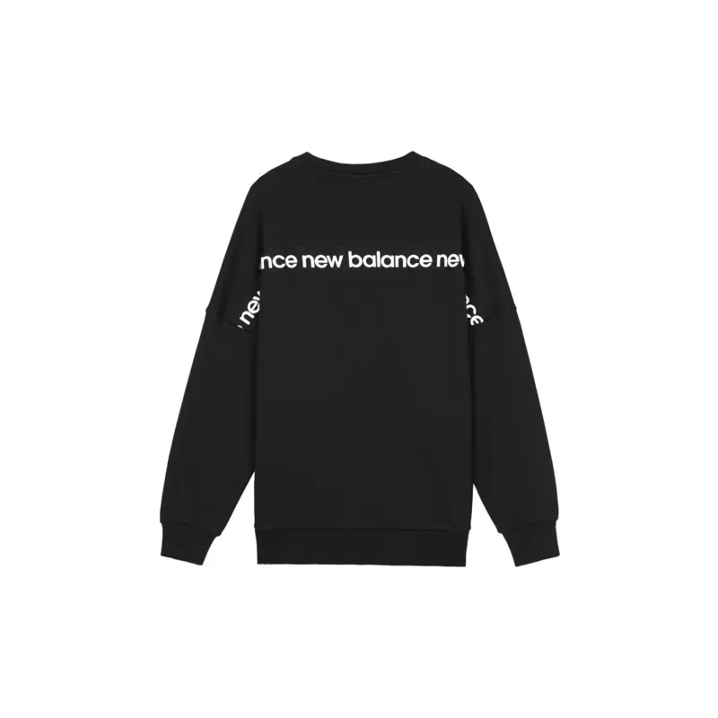 New Balance Heathertech Sweatshirts Men Black-1
