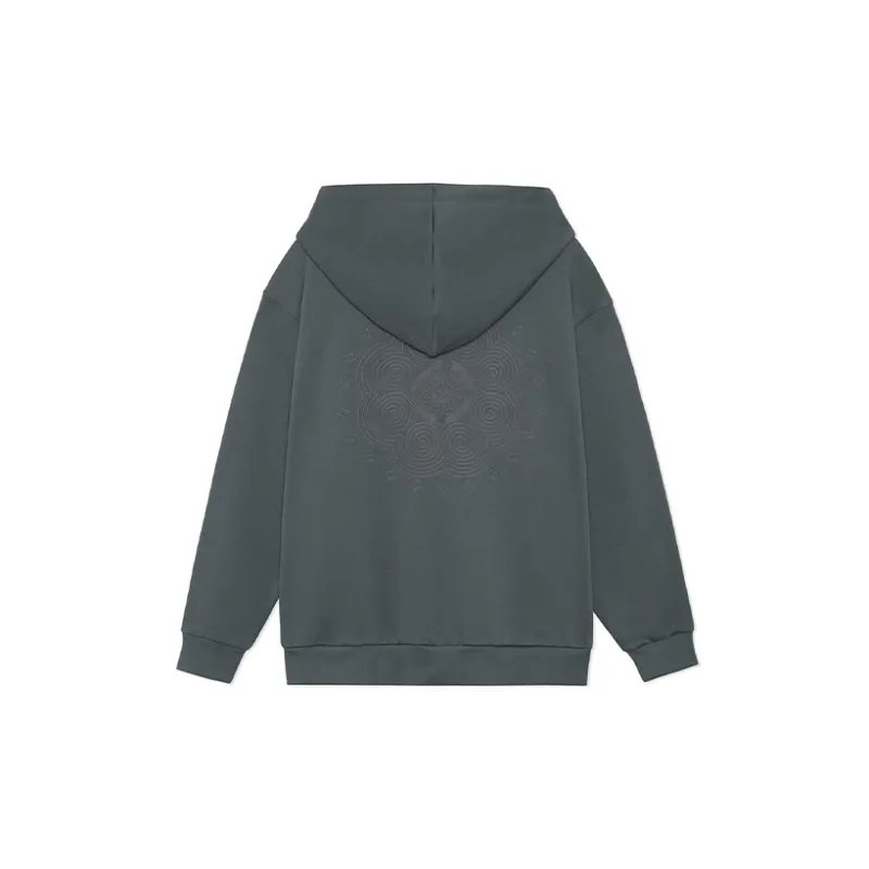 LiNing Sweatshirts Unisex Dark Gray Green-1