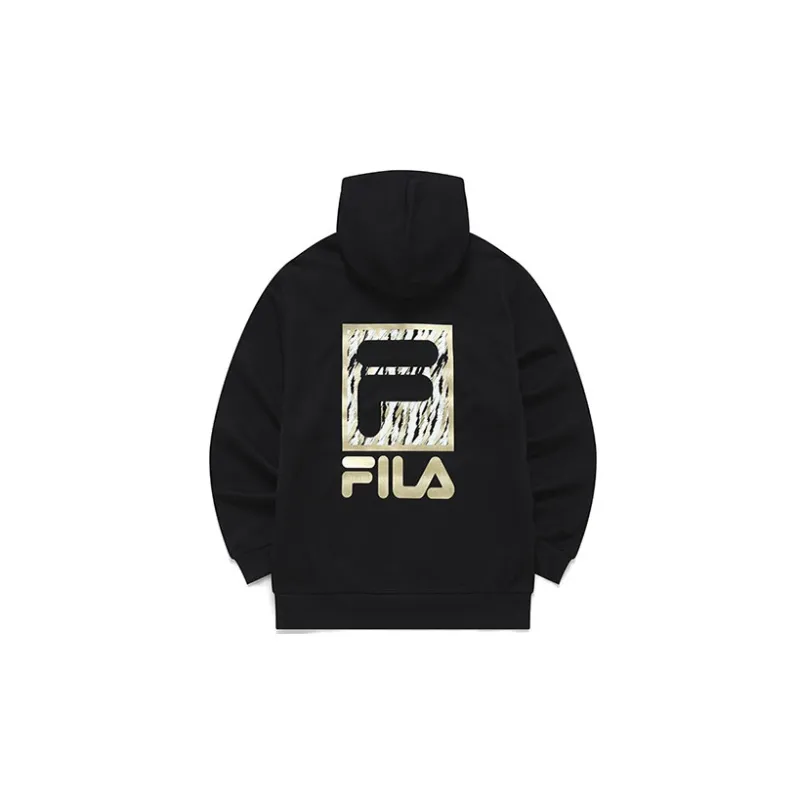 FILA Co branded Year Of The Tiger Collection Sweatshirts Unisex Jet Black-1