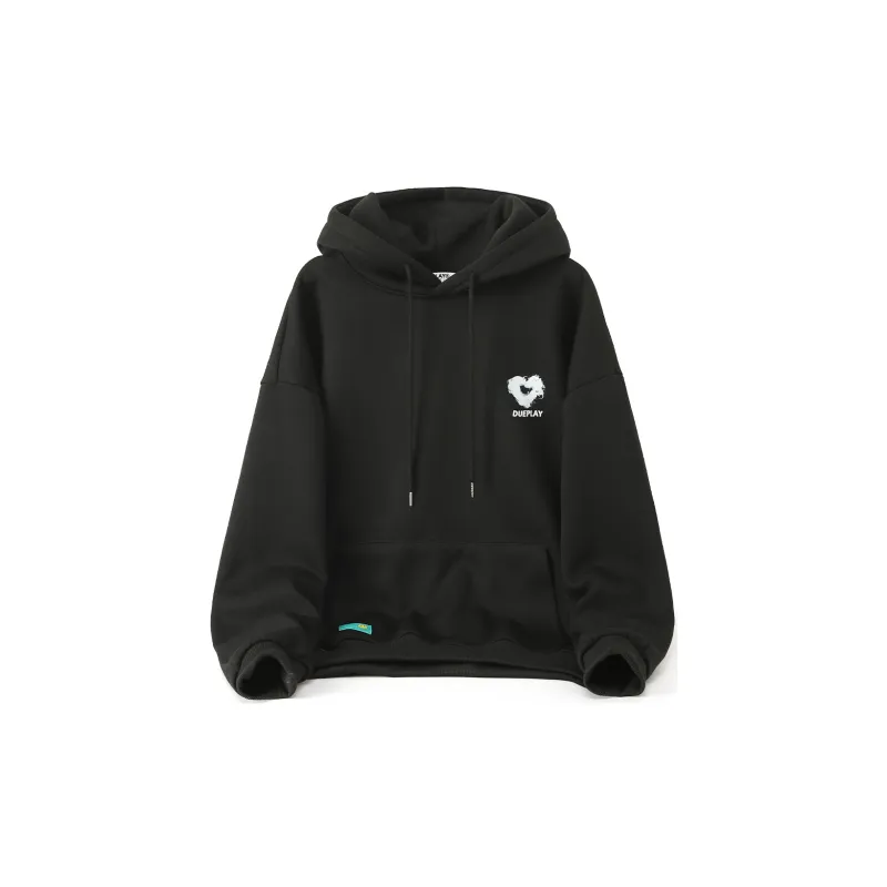 DUEPLAY Hooded Loose Fit Sweatshirt Spring Fall Unisex-3
