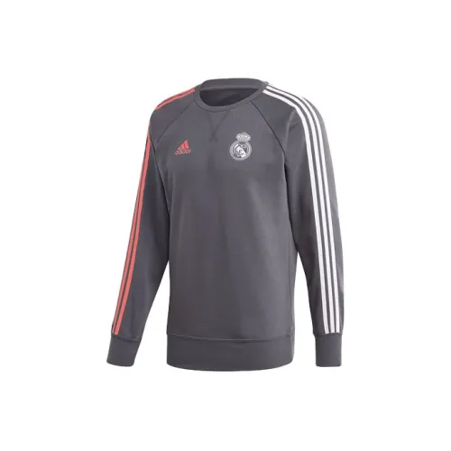 Adidas Real Madrid C.F Sweatshirts Men Light Gray