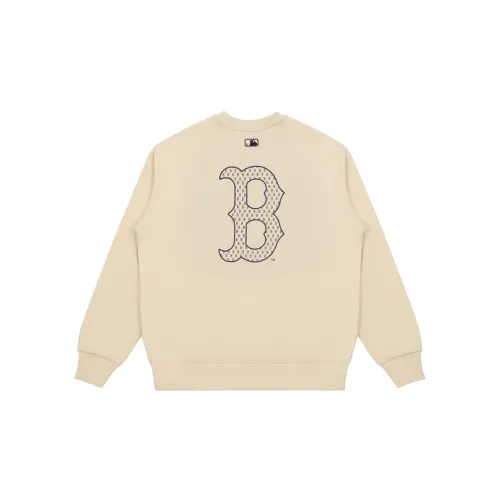 MLB Old Flower Sweatshirts Unisex Beige