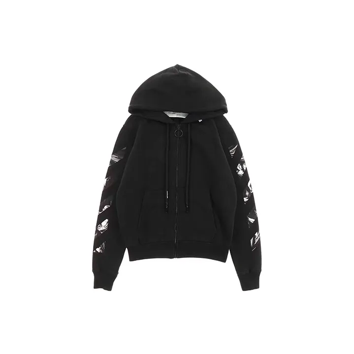 OFF WHITE Caravaggio Square Slim Zip Hoodie-1