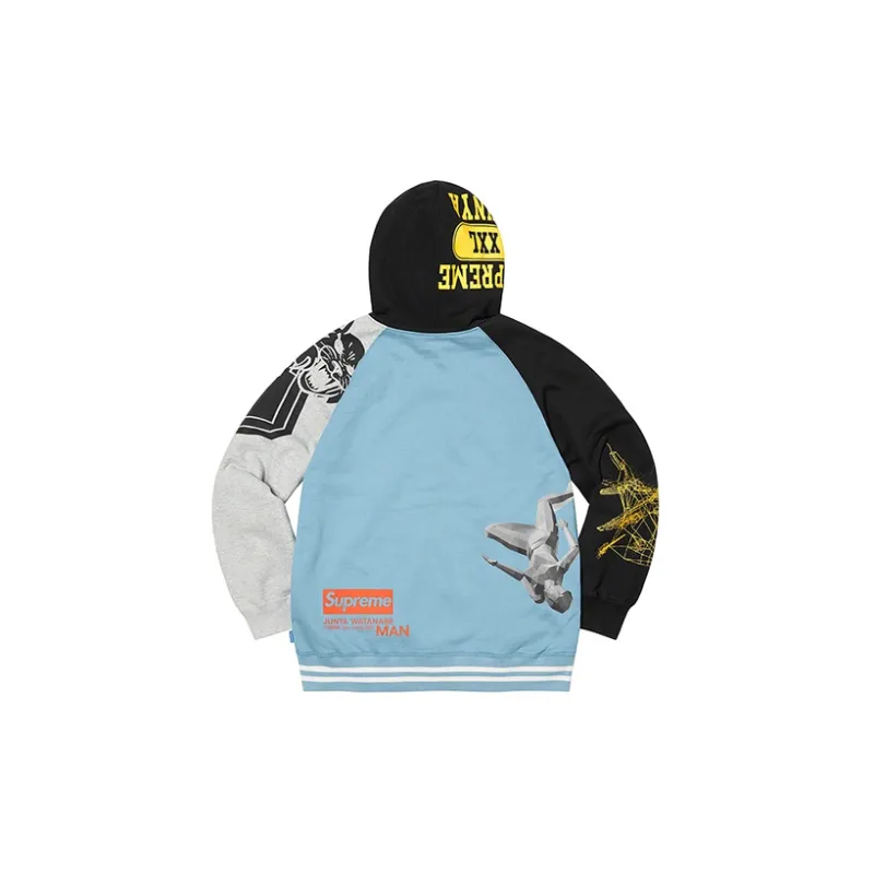 Supreme Junya Watanabe Cdg Man Zip Up Hooded Sweatshirt-5