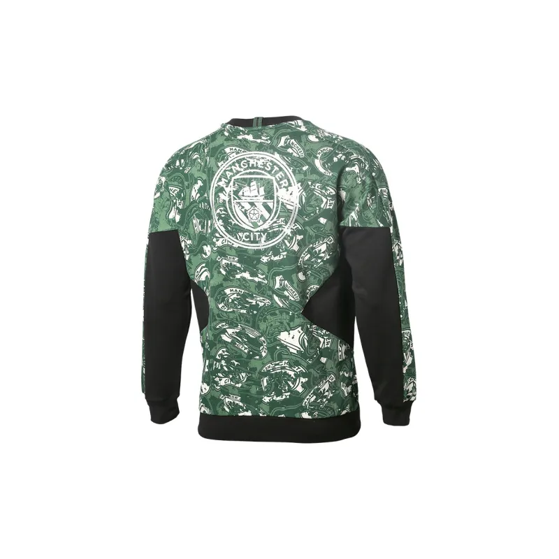 PUMA Manchester City Football Club Sweatshirt Men's Green-1