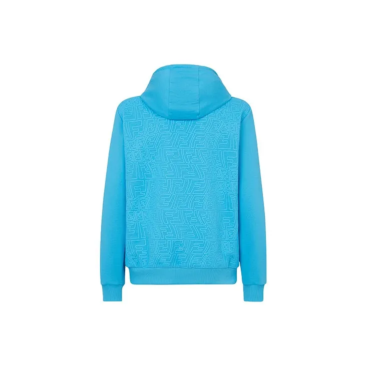 FENDI X Sarah Coleman Rubber Print Fisheye Ff Logo Hoodie-1