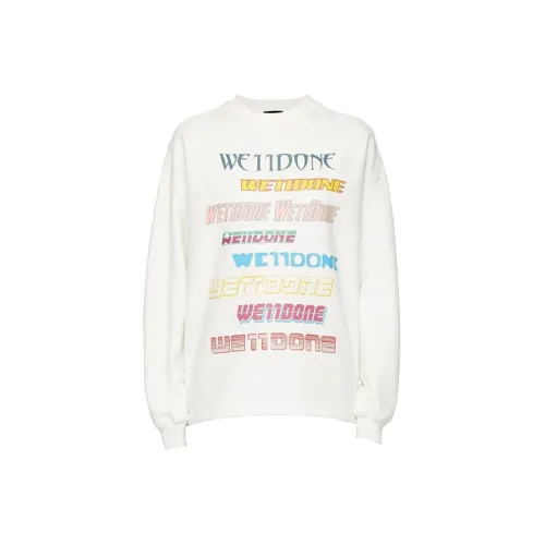 WE11DONE logo-print crew-neck sweatshirt