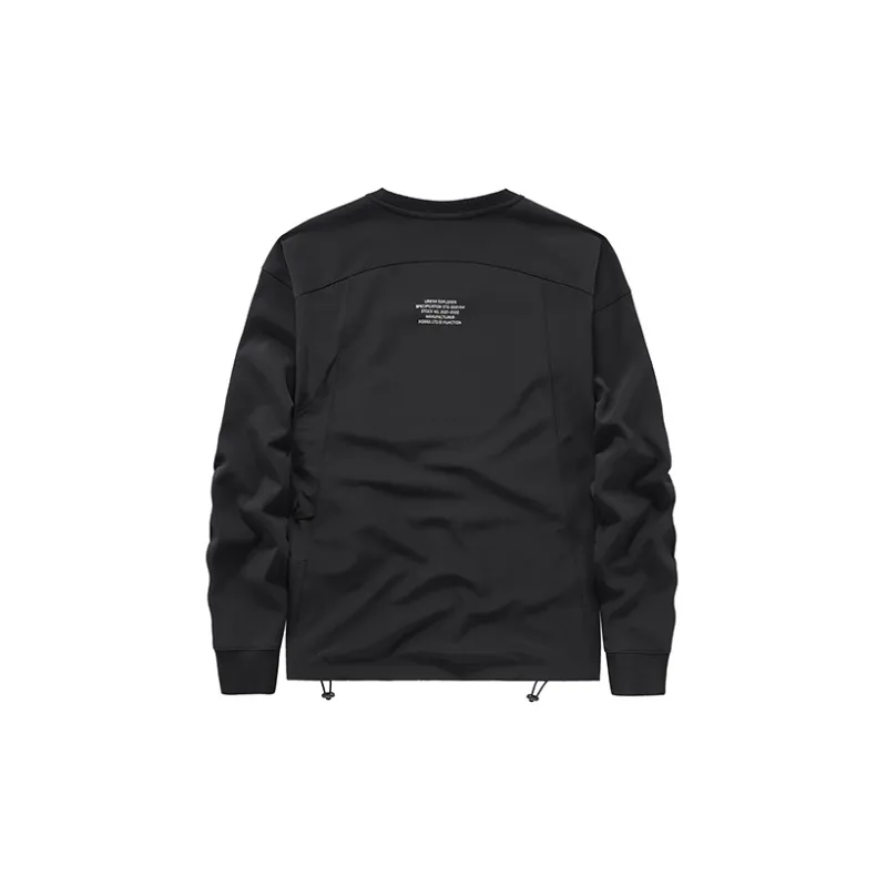 VIP Crew Neck Loose Fit Sweatshirt Unisex Black-1