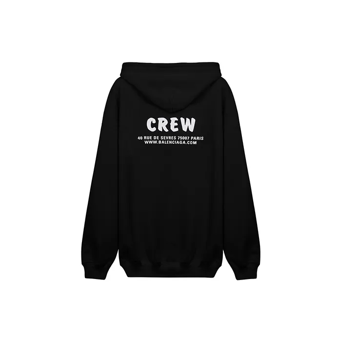 Balenciaga Logo Print Oversize Hoodie-1