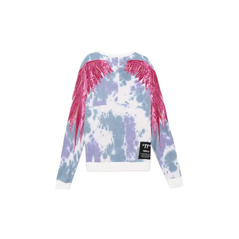 TSMLXLT Sweatshirts Unisex Blue Tie-Dye-1