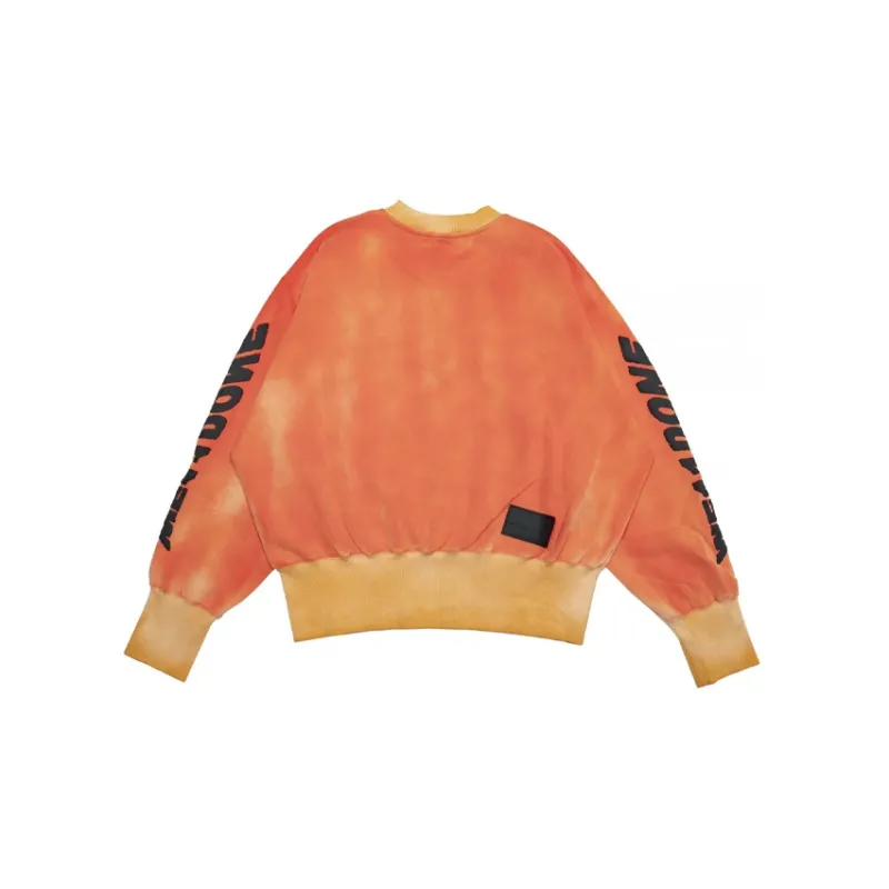 WE11DONE Sweatshirts Unisex Orange-1