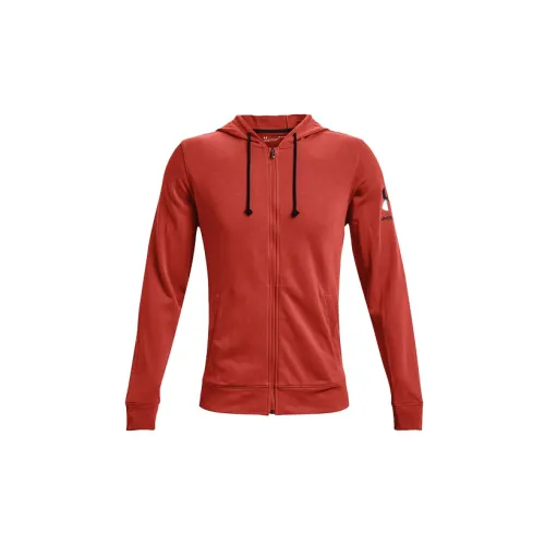 Under Armour Rival Jackets Men Shiny Red