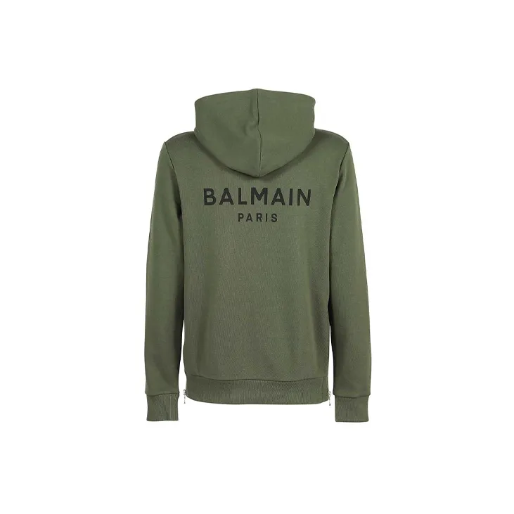 BALMAIN Sweatshirts Men Green-1
