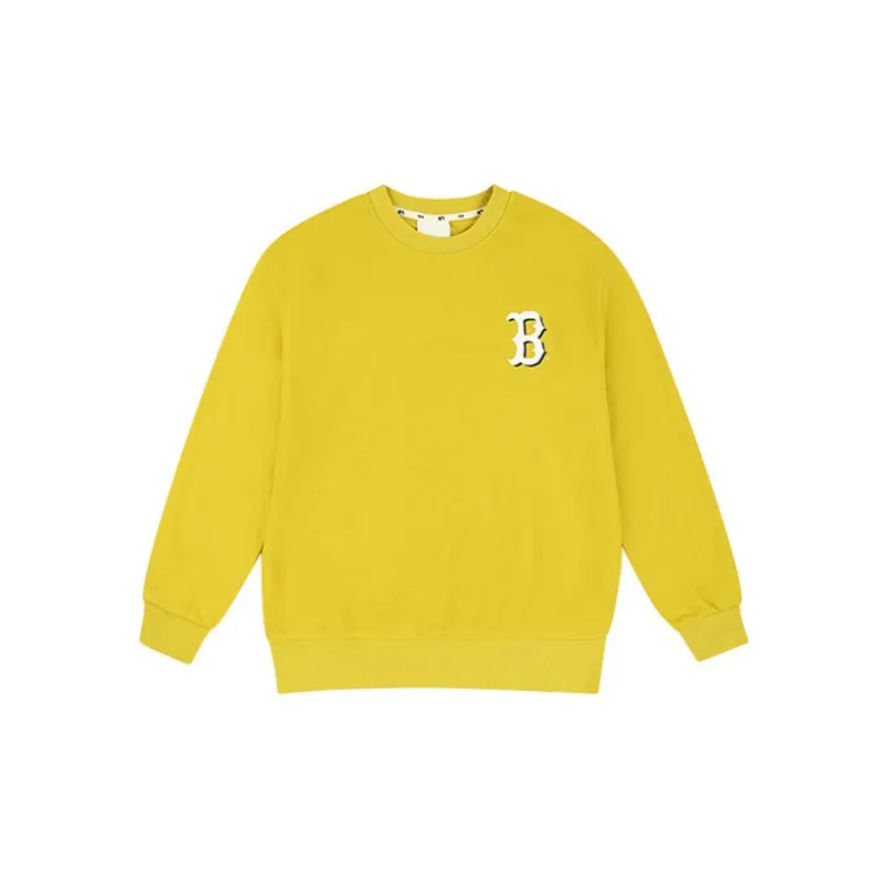 MLB Boston Red Sox Sweatshirt Unisex Yellow-1