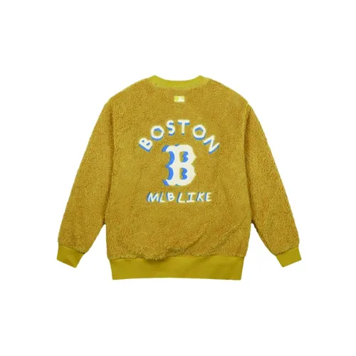 MLB Sweatshirts Unisex Mustard Yellow