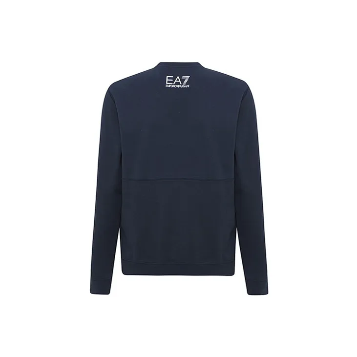 EMPORIO ARMANI EA7 Sweatshirts Men Navy Blue-1