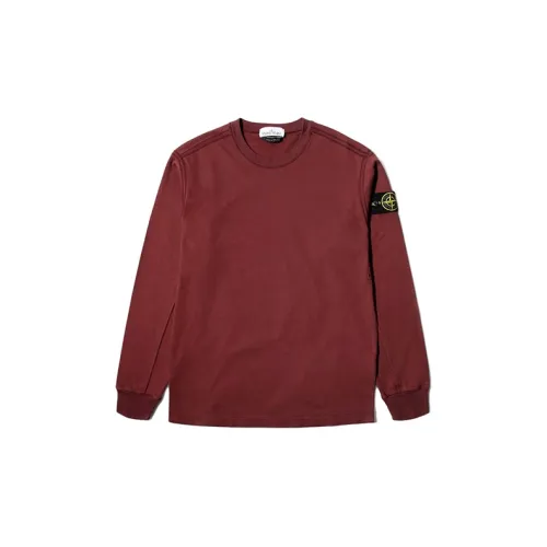 STONE ISLAND Sweatshirts Men Burgundy