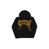Revenge Hooded Loose Fit Regular Sweatshirt Unisex Black