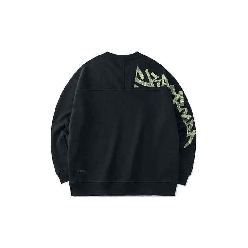 ANTA Life Collection Sweatshirts Unisex Black-1