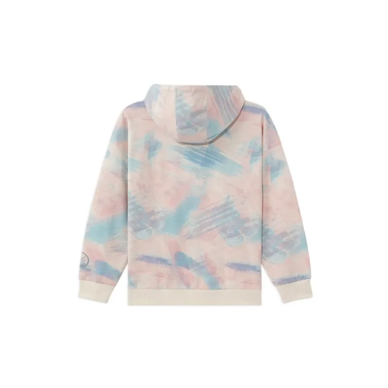 LiNing Sweatshirt Unisex Pink Blue Mixed Color-1