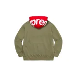 Supreme Week 2 Contrast Hooded Sweatshirt FW21 White