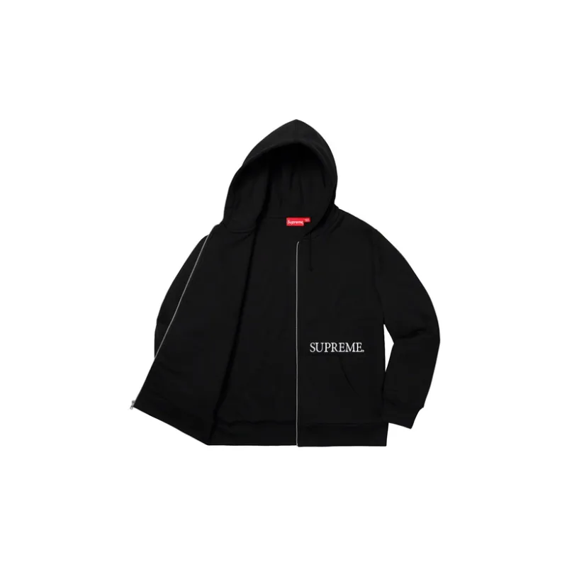 Supreme Thermal Zip Up Hooded Sweatshirt-1